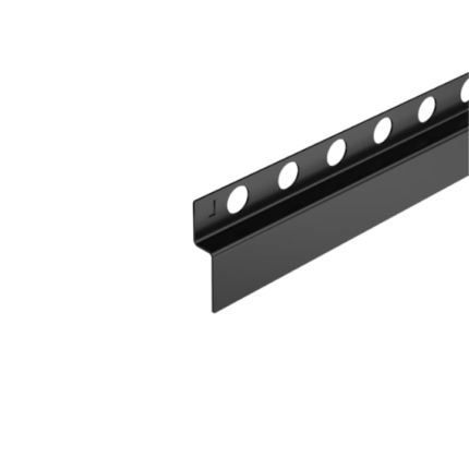 Profil pentru dus, Balneo, stanga, 120 cm, negru, montate pe perete, Otel inoxidabil AISI 304, Panta 1, 5%