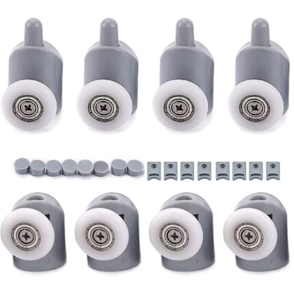 Set role universale superioare si inferioare, pentru cabina de dus, 8 bucati