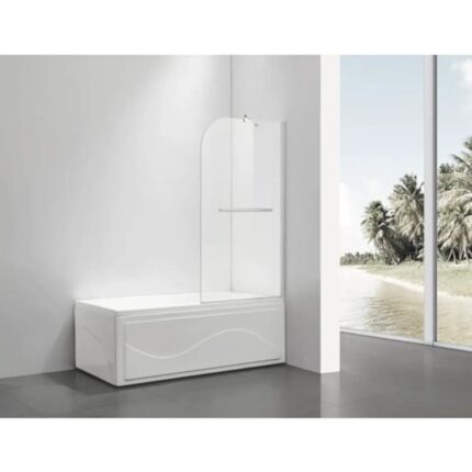 Paravan Cada Belform Cu Portprosop, Sticla Securizata 6 Mm, Profil Crom