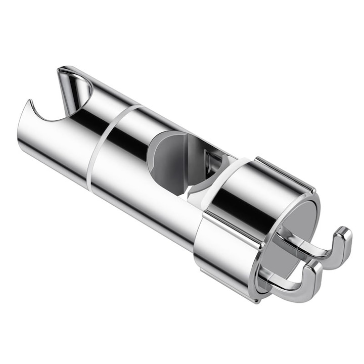 Suport reglabil pentru cap de dus, JENUOS, rotativ 360, ABS, argintiu, 18-25mm