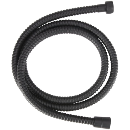 Furtun Dus Inox Negru, Evosanitary, 1/2 inch, 1.5 m