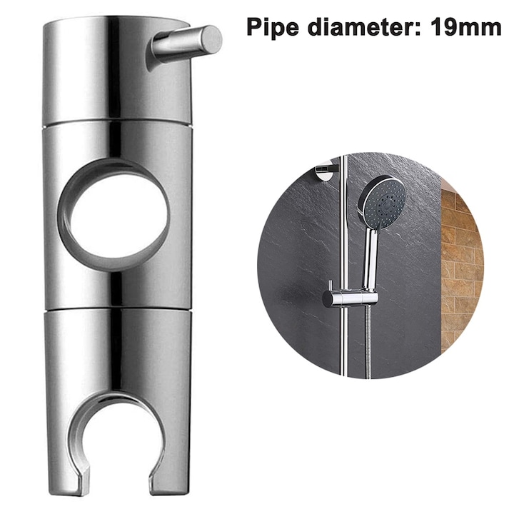 Coloana de dus Xuigort, suport rotativ 360, argintiu, 115.9x57.4mm