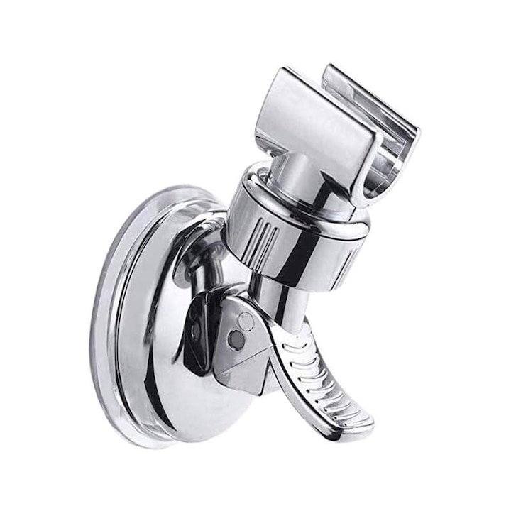 Suport para dus, Yatovur, Ventuza detasabila, Argintiu