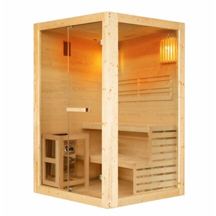 Sauna Finlandeza, Panorama Natur, 120x130x200 cm, 2 persoane