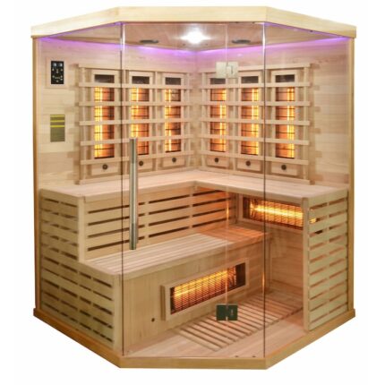Sauna cu infrarosu DELUXE, 3-4 peroane