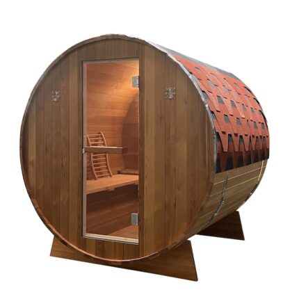 SAUNA DE EXTERIOR TROMSO, 180x180x188 cm, 6 persoane