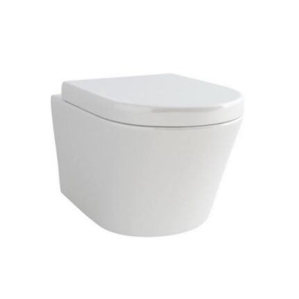 Vas de toaleta Karag Sorento, Suspendat, Portelan, 36x52 cm, Alb