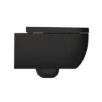 Toaleta suspendata Soho, Stilform, Portelan, Negru mat