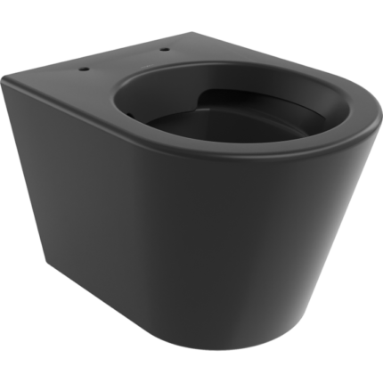 Vas de toaleta suspendat, Mexen, 4433, Ceramica, Negru, 48x35x36 cm