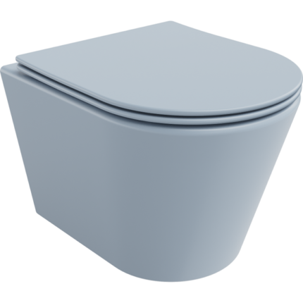 Vas de toaleta suspendat, Mexen, 16045, Ceramica, Albastru, 48x36x37 cm