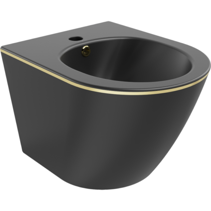 Bideu, Mexen, 16096, Ceramica, Negru/Auriu, 48x37x32.5 cm