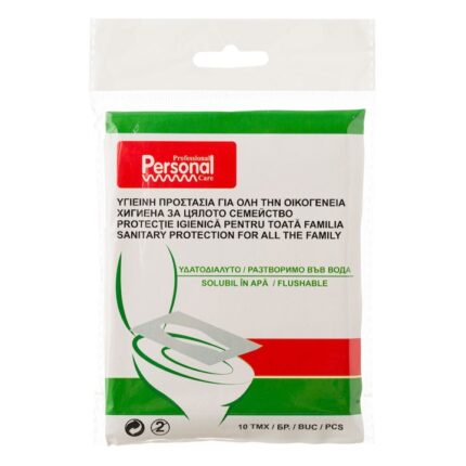 Set 10 folii Shopiens® de protectie din hartie pentru capac WC, ideal pentru calatorii