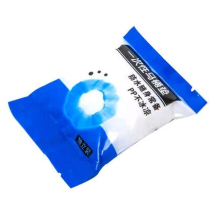 Set Protectii Colac WC, Zamo®, din Material Biodegradabil si Impermeabil, cu Elastic, Albe, 10 buc