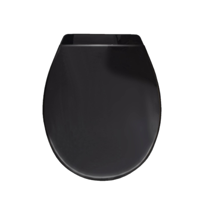Capac wc, model standard, negru, cersanit, Sepio
