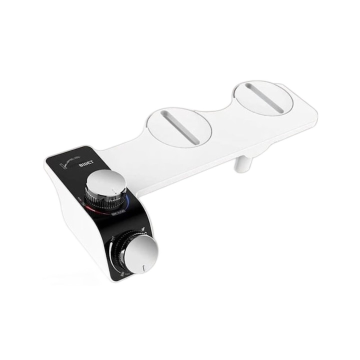 Bideu Non Electric Ultra Slim, Functie De Apa Calda Si Rece, Presiune Ajustabila, Montaj Pe Vasul De Toaleta