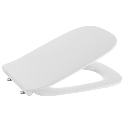 Capac pentru vas WC suspendat Roca Debba Square A8019D2005, slim, soft-close