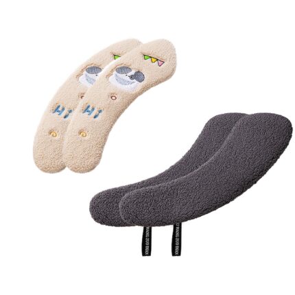 Set 2 Husa pentru capac WC, Aisdelu®, moale, material flausat, marime universala, Gri