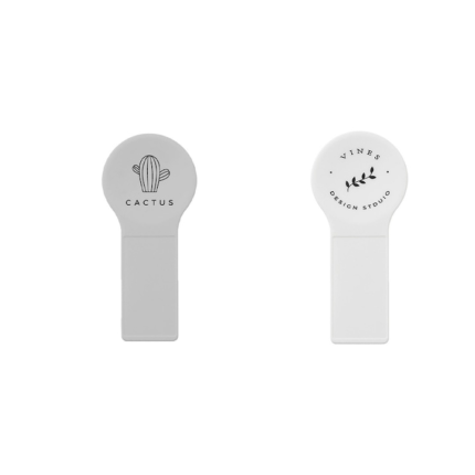 Set 2 Ridicatoare Capac WC, 5x11x0.3cm, Alb/Gri