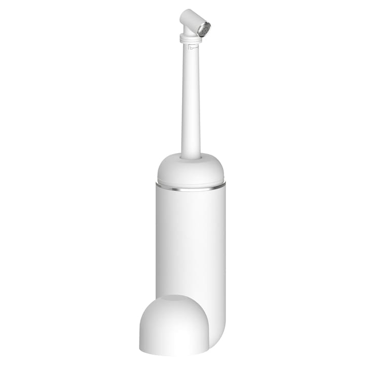 Bideu portabil de mana din silicon, PB-01, sistem anti-scurgeri, Alb
