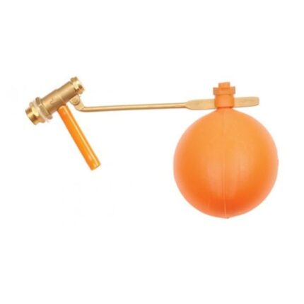 Robinet flotor WC din alama cu balon plastic 3/8"
