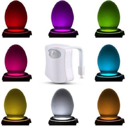 Lampa led multe color pentru vasul de toaleta cu senzor de miscare