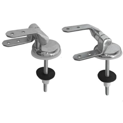 Balama pentru prindere capac WC, siliconat + MDF, 2 buc / set