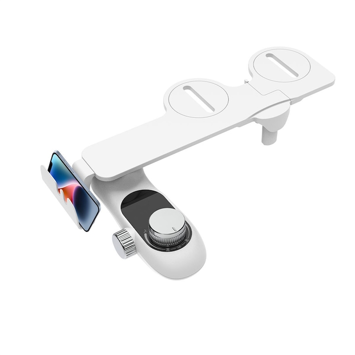 Bideu non-electric BOMSTOM, control presiune, auto-curatare, alb