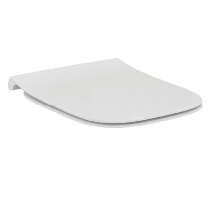 Capac vas WC subtire Ideal Standard i.Life B T500201, inchidere normala, cu balamale metalice, material duroplast