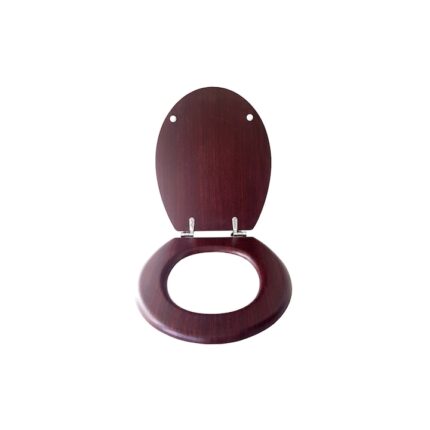 Capac WC universal din MDF, Nichita Impex, wenge, 42 x 36 cm