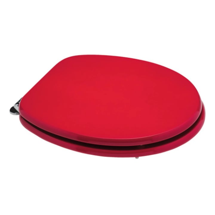 Capac toaleta din MDF de culoare Rosu 43x36cm