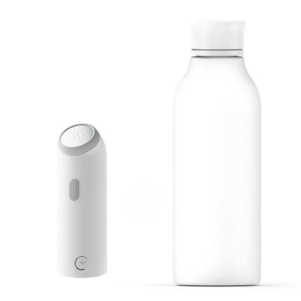 Set bideu electric portabil, Ila Product®, Portabil, Dispozitiv igiena zona intima si perianala, Utilizare pentru bebelusi, pacienti, femei, barbati, Presiune reglabila de apa puternica, moderata si usoara, Igiena, Reincarcabil USB, Alb