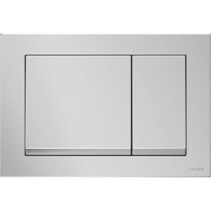 Clapeta actionare rezervor WC incastrat Cersanit Button Enter II, pentru sistemele incastrate Aqua si System (K97-524; K97-526; K97-525), compatibil cu Fresh System, Chrome Matt