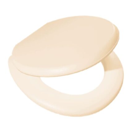 Capac pentru WC, cu burete, crem