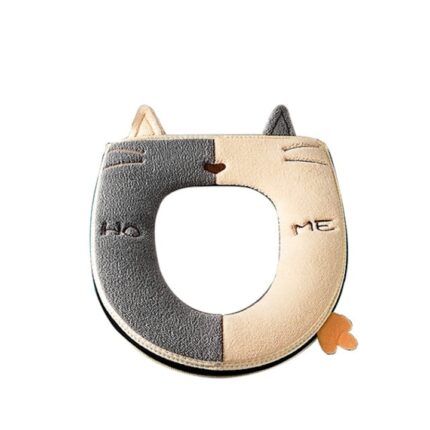 Husa, colac WC, confortabila, moale, cu fermoar, din Bumbac pufos si rezistent