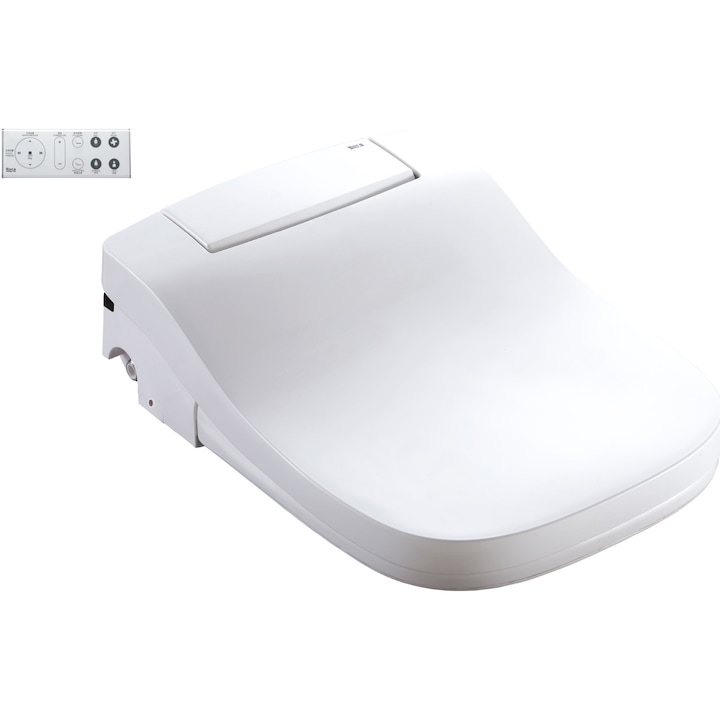 Capac de WC cu functie de bideu Roca Multiclean Premium Soft, alimentare la retea electrica, 358 x 485 x 155 mm, functie uscare, autocuratare, incalzire, control temperatura
