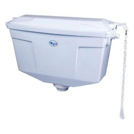 Rezervor pentru WC, Visam, model Lord 88, anticondens, suspendat, alb, capacitate 6 litri, robinet incarcare 1/2, clema cot rotativa 390°