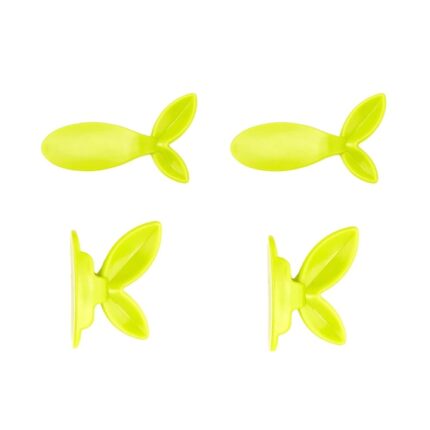 Set 4 manere de ridicare capac toaleta, Sunmostar, PVC, 8,5x3 cm/5,5x4 cm, Verde