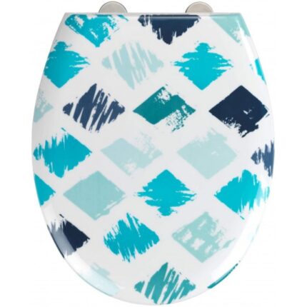 Capac WC WENKO Welcome Blue, Albastru LP9904431
