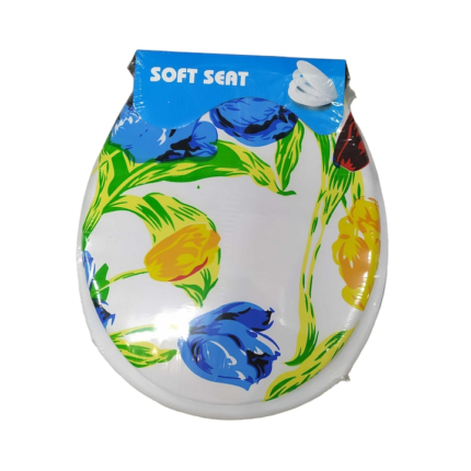 Capac toaleta, PVC, 43x35 cm, Multicolor