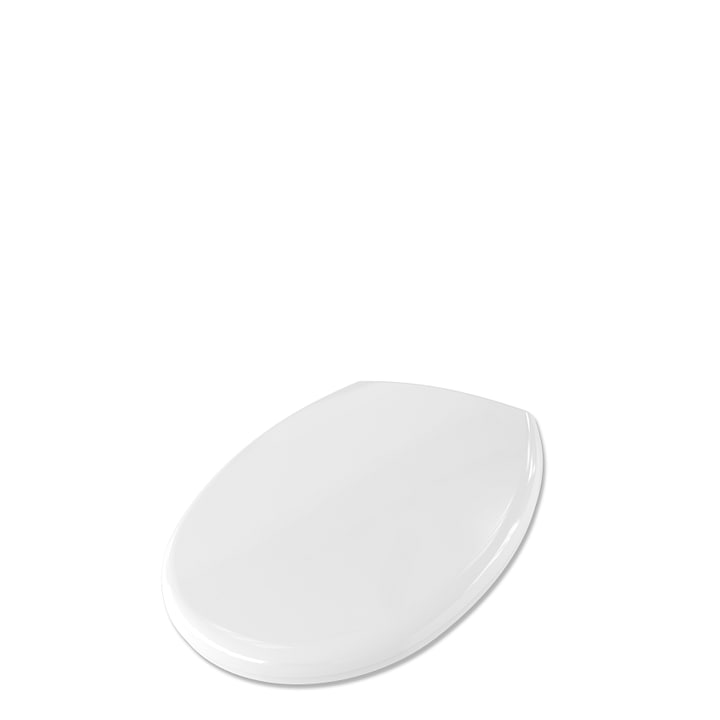 Capac WC cu inchidere lenta si sistem easy clean Sanit-Plast Ronda, duroplast, alb