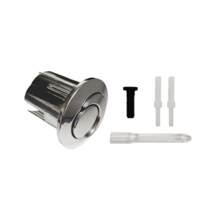 Set butoane de actionare pentru rezervor toaleta LLWL, argintiu, ABS, 35x45mm