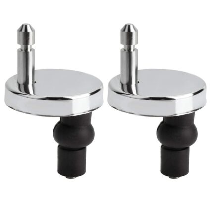 Balamale pentru vas de toaleta, Inox, 2 buc, Argintiu