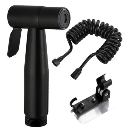 Bideu portabil, Inox, Negru