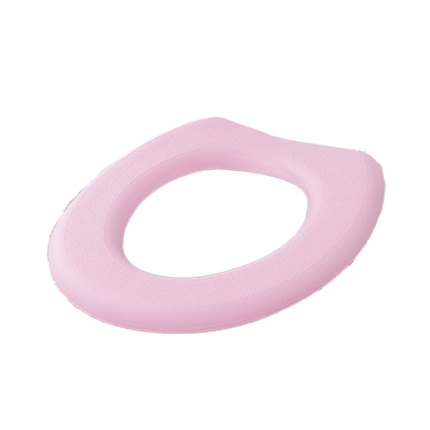 Protectie capac vas toaleta, Mmgoqqt, EVA, Rezistent la abraziune, Impermeabil, Roz, 41x38 cm