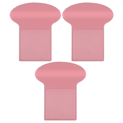 Set 3 bucati maner ridicare colac vas toaleta, Plastic, Roz