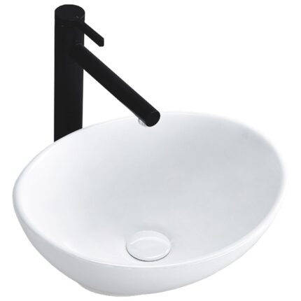 Lavoar blat Sofia, Rea, Ceramica, 41x34.5x15x11 cm, Alb