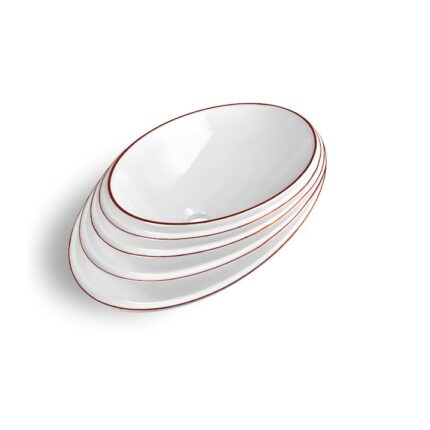 Lavoar baie, MEJE, Ceramica, 53x38x13cm, Alb