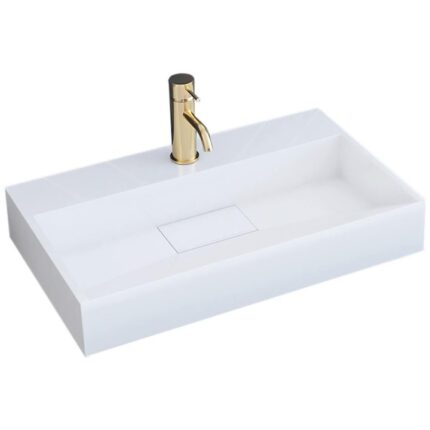 Lavoar pentru blat Goya ,60CM, Alb, 600x370 mm