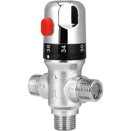 Vana de amestec termostatica, Cafuneplus®, G1/2-DN15, protectie antioparire, din alama, reglabila intre 20°C-50°C