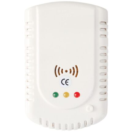 Senzor de gaz PNI GD-01, cu avertizare sonora si luminoasa, pentru GPL, gaze naturale, gaze de huila compatibil cu electrovalva PNI V-02